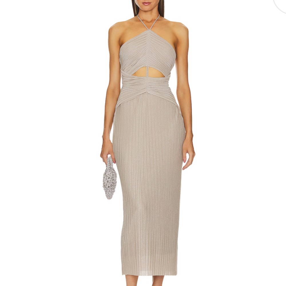 Significant Other
Nyah Midi Dress in Nougat